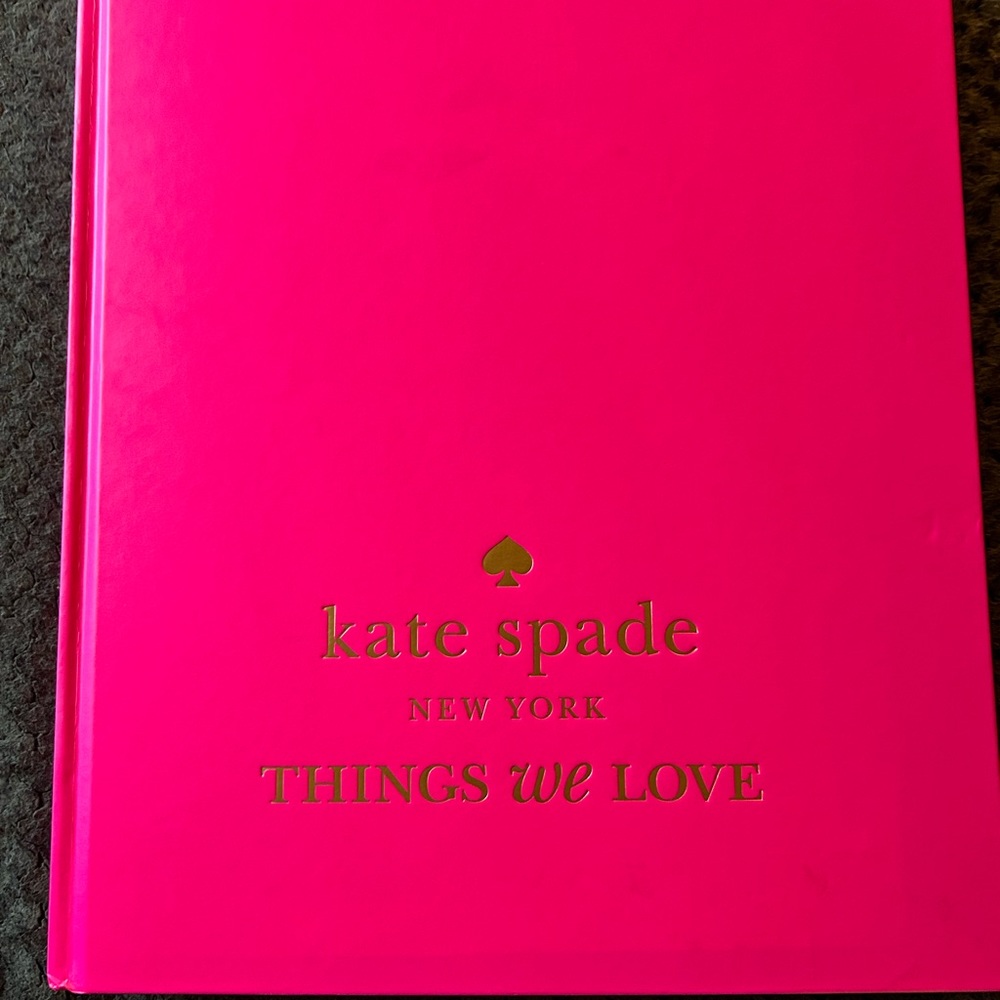 Kate space used “Things We Love” book